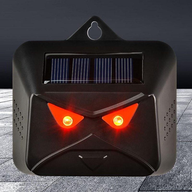 Multi-silicon Solar Panel Battery Dual Powered Animals Repeller Dog Bird Repeller Red LED Light Flashing Repellent Deterrent Device  |   Other Nature Element Measurements Measurement & Analysis Instruments Other Nature Element Measurements