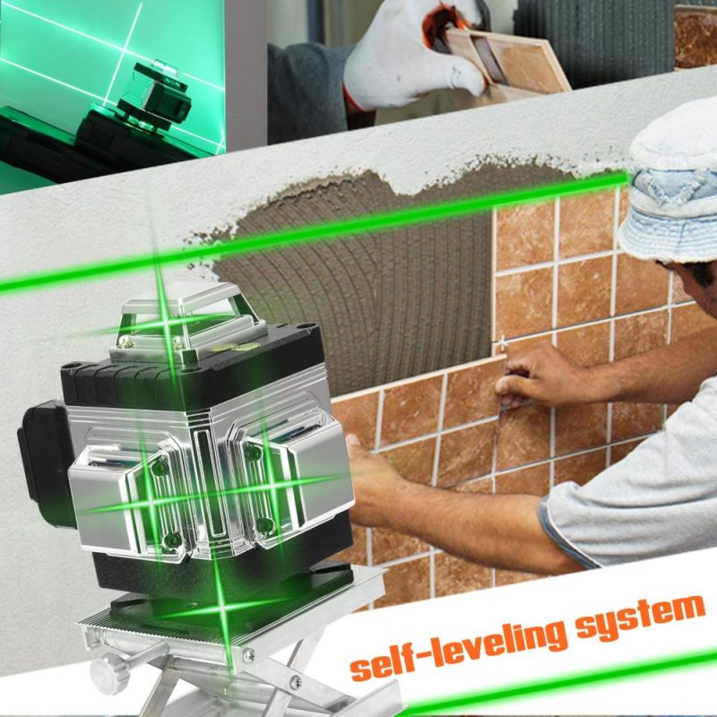 Multifunctional 16 Lines Laser Level 3° Self-leveling Function Leveling Tool Omnidirectional Ground and Wall Sticker with Vertical Horizontal Oblique Line  |   Microscopes & Endoscope Measurement & Analysis Instruments Microscopes & Endoscope