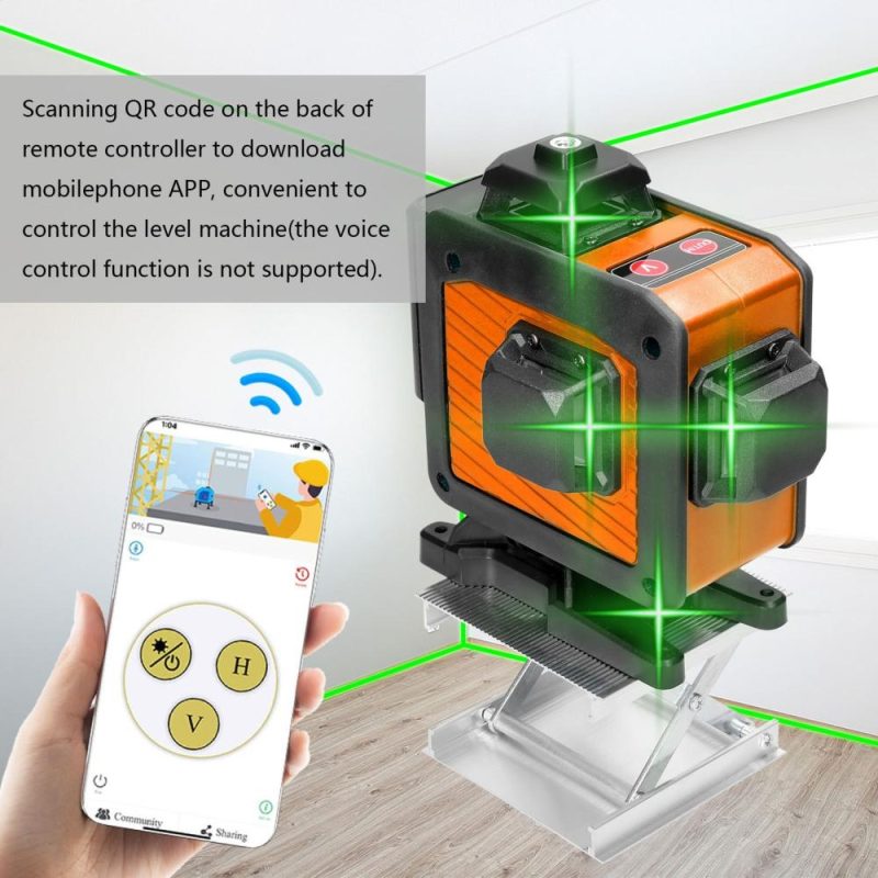 Multifunctional 16 Lines Laser Level 3° Self-leveling Function Leveling Tool Omnidirectional Ground Wall Sticker Line with 1.5m Height Adjustable Tripod Stand  |   Microscopes & Endoscope Measurement & Analysis Instruments Microscopes & Endoscope