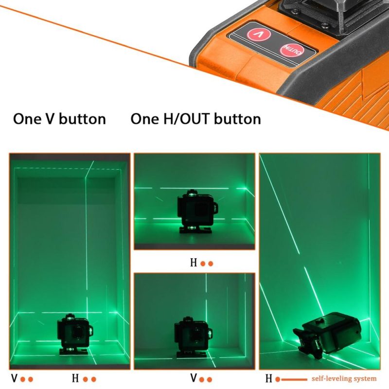 Multifunctional 16 Lines Laser Level 3° Self-leveling Function Leveling Tool Omnidirectional Ground Wall Sticker Line with 1.5m Height Adjustable Tripod Stand  |   Microscopes & Endoscope Measurement & Analysis Instruments Microscopes & Endoscope