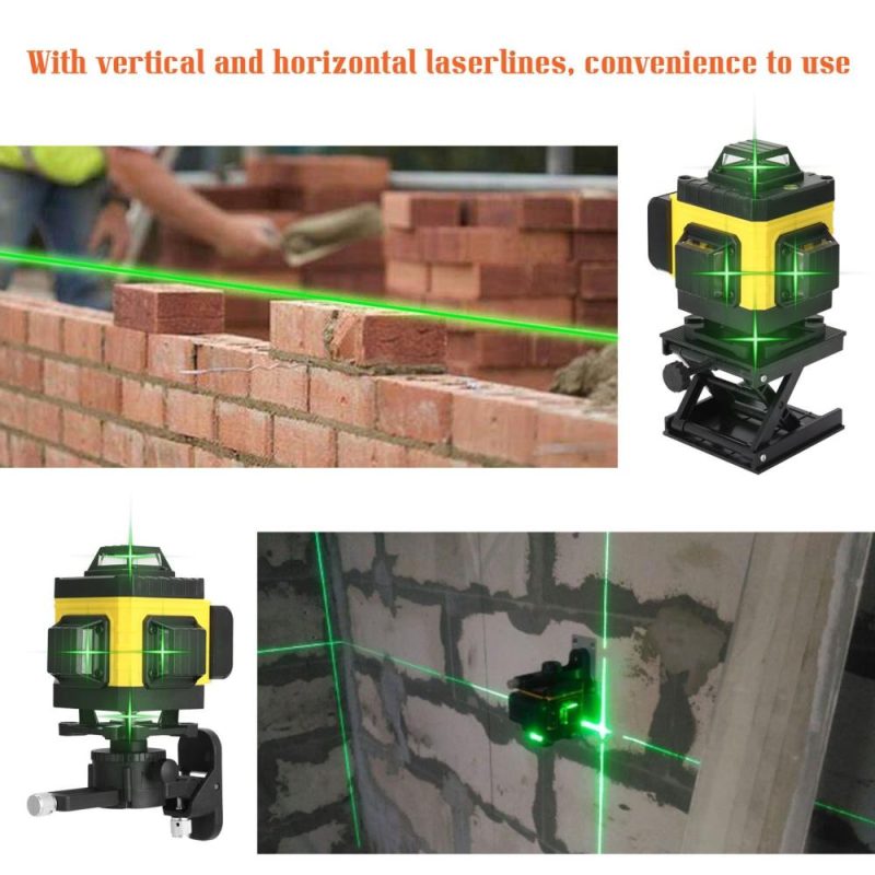 Multifunctional 16 Lines Laser Level Tool Vertical Horizontal Lines with 3° Self-leveling Function  |   Other Instruments Measurement & Analysis Instruments Other Instruments