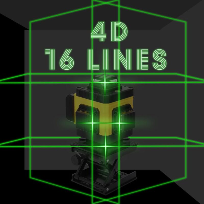 Multifunctional 16 Lines Laser Level Tool Vertical Horizontal Lines with 3° Self-leveling Function  |   Other Instruments Measurement & Analysis Instruments Other Instruments