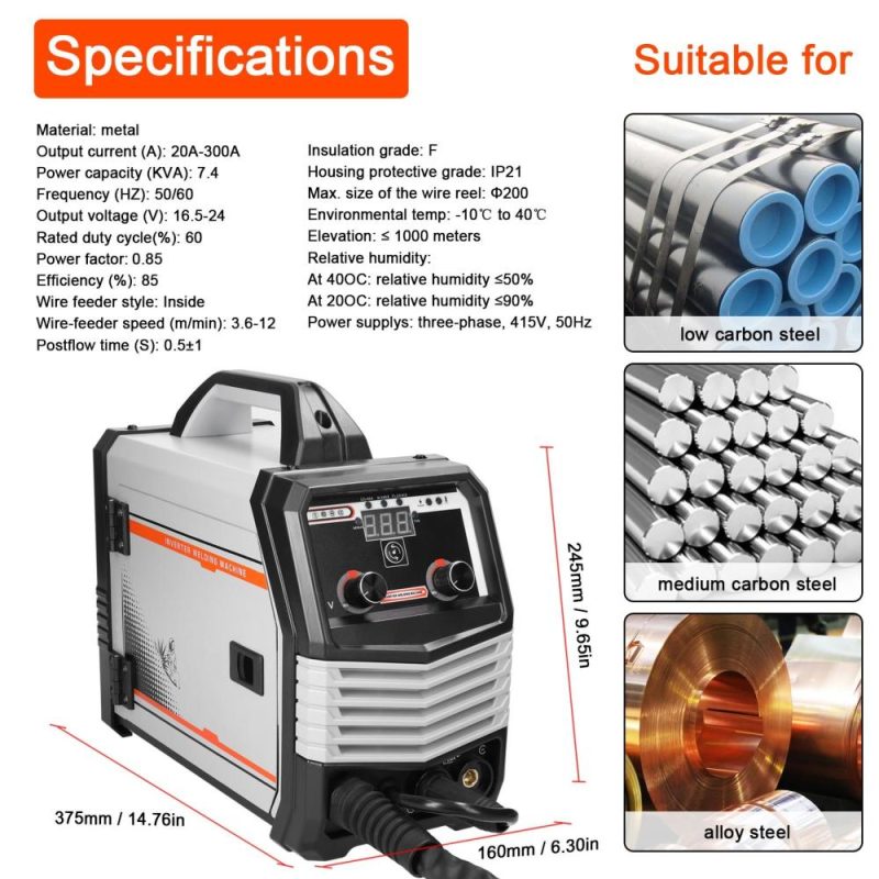 Multifunctional 4in1 MIG MMA MAG TIG-160C Inverter Welders Multipurpose Portable Electric Welding Machine Intelligent Welders  |   Electrical Equipment & Supplies Electrical Equipment & Supplies Electrical Equipment & Supplies