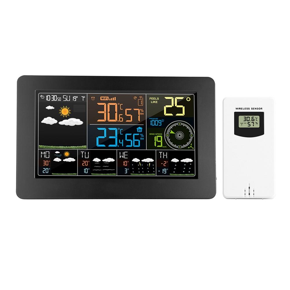 Multifunctional Color WiFi Weather Station APP Control Smart Weather Monitor  |   Temperature & Humidity Measurements Measurement & Analysis Instruments Temperature & Humidity Measurements