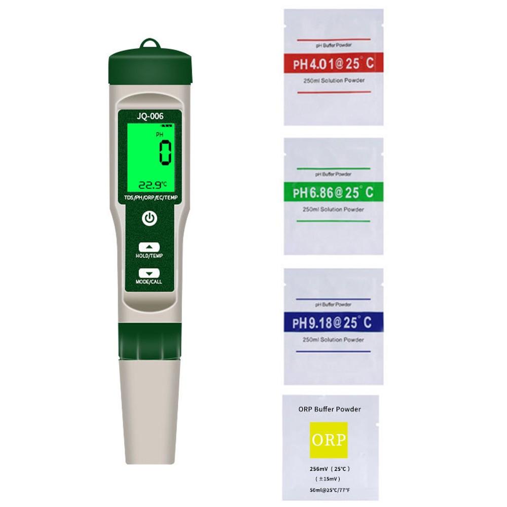 Multifunctional Digital 10 in 1 Water Quality Tester Portable High Accurancy Water Quality Test Pen PH/TDS/EC/Salinity/ORP/H2/S.G/Temperature/Nutrient Solution Concentration/㏁ Measurement (with backlight)  |   Water quality analysis equipment Measurement & Analysis Instruments Water quality analysis equipment