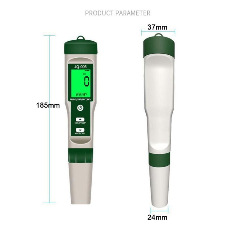 Multifunctional Digital 10 in 1 Water Quality Tester Portable High Accurancy Water Quality Test Pen Water Quality Measurement Tool Water PH/Total Dissolved Solids/EC/Salinity/ORP/H2/S.G/Temperature/Nutrient Solution Concentration/㏁ Measuring  |   Water quality analysis equipment Measurement & Analysis Instruments Water quality analysis equipment