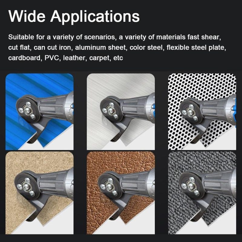 Multifunctional Electric Drill Refitting Plate Cutter Professional Impact Drill Auxiliary Cutter High Sharping Retrofit Shears Utility Fiber Cutting Device  |   Electrical Equipment & Supplies Electrical Equipment & Supplies Electrical Equipment & Supplies