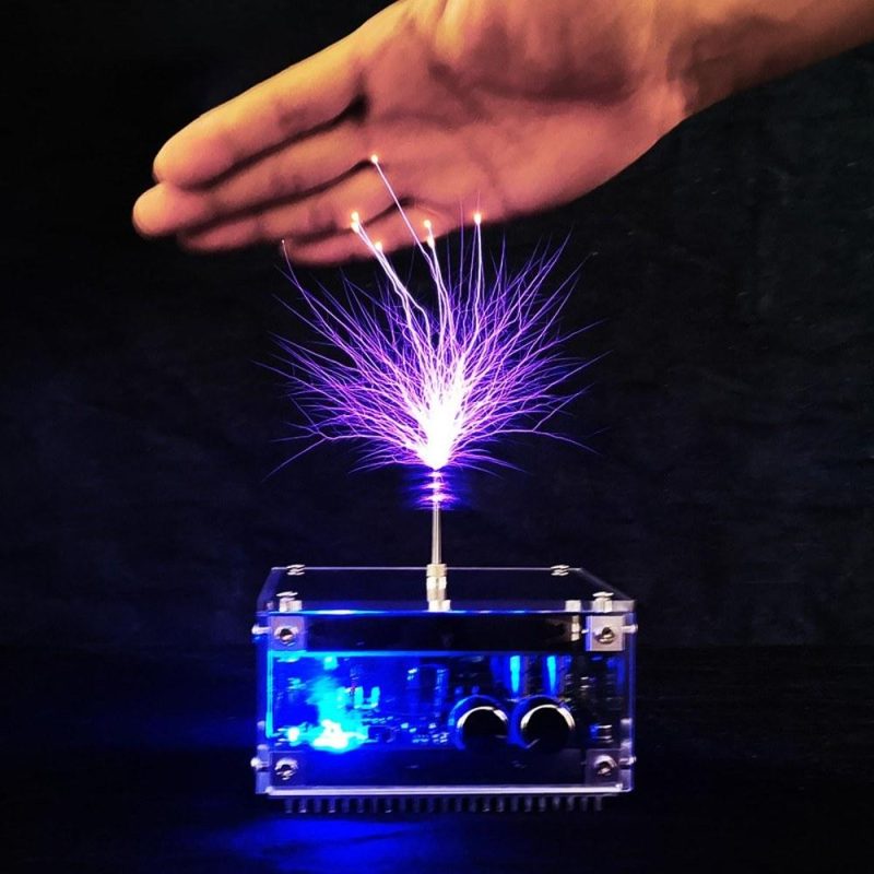 Multifunctional Electronics Audio Tesla Coil Module Plasma Speaker Sound Solid Science Experimental Toy with BT  |   Others Others Others