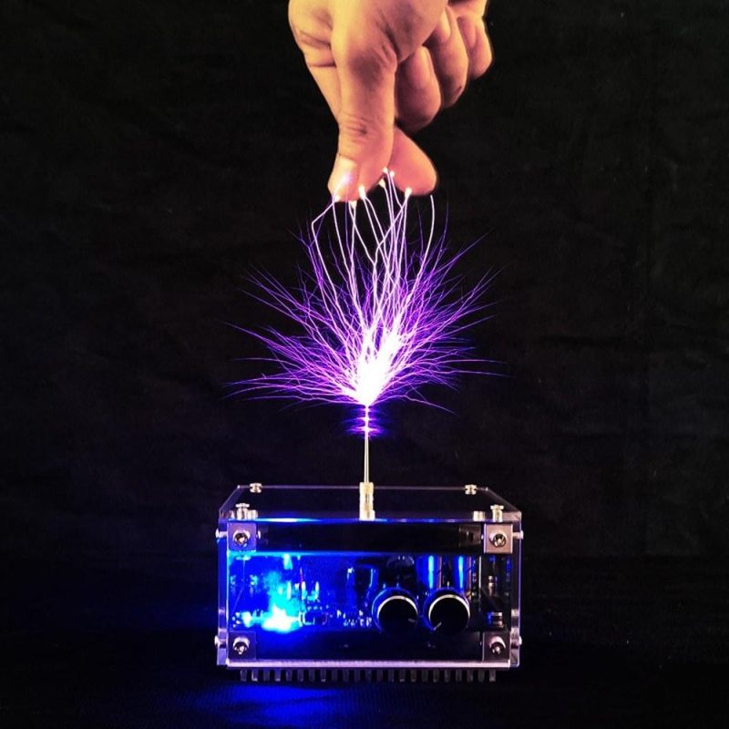 Multifunctional Electronics Audio Tesla Coil Module Plasma Speaker Sound Solid Science Experimental Toy with BT  |   Others Others Others