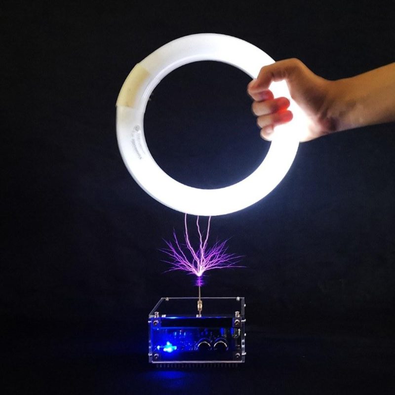 Multifunctional Electronics Audio Tesla Coil Module Plasma Speaker Sound Solid Science Experimental Toy with BT  |   Others Others Others