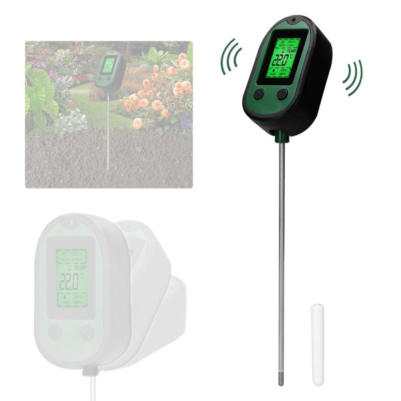 Multifunctional High Accurancy Soil PH Tester Soil Moisture/PH/Temperature Sunlight Intensity Testers Garden Planting Soil Detector Soil PH Test Tool Handheld Soil Detect Device  |   Soil analysis equipment Measurement & Analysis Instruments Green