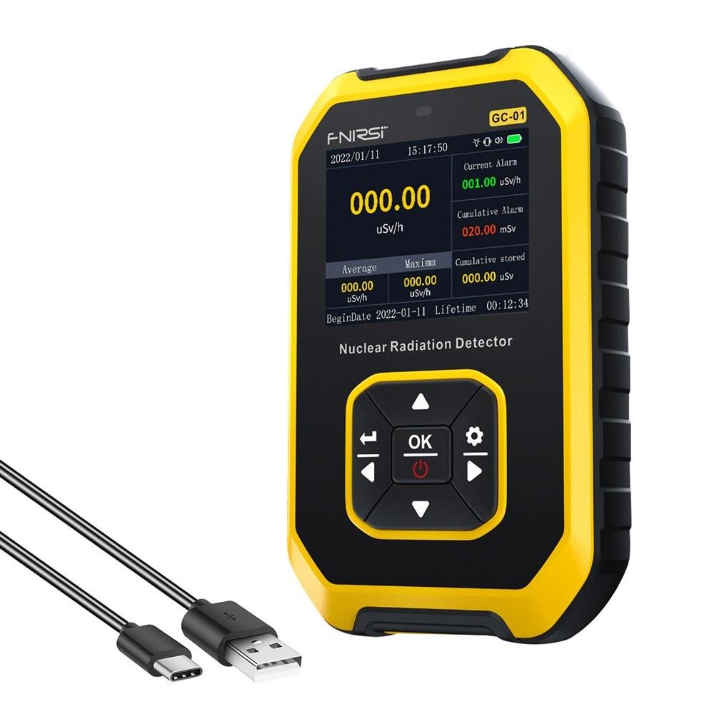 Multifunctional Nuclear Radiation Detector Geiger Counter Radiation Detection Device X γ β Rays Real Time Monitoring  |   Other Nature Element Measurements Measurement & Analysis Instruments Black + Yellow