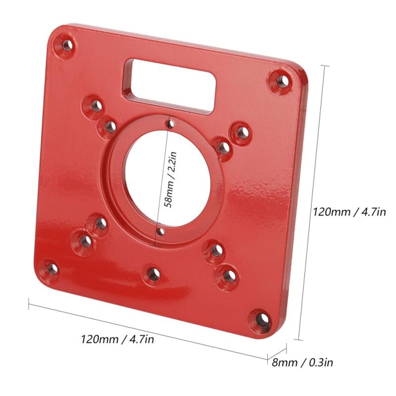 Multifunctional Router Table Insert Plate Woodworking Benches Aluminium Wood Router Trimmer Models Engraving Machine  |   Hardware & Accessories Hardware & Accessories Hardware & Accessories