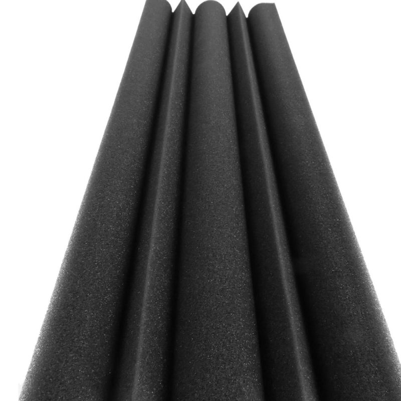 Muslady 4 PCS 48 * 12 * 12cm Acoustic Foam Panels High Density Sound Isolation Fire Retardant Bass Strap Foam for Home Studio Theater  |   Others Hardware & Gadgets Black