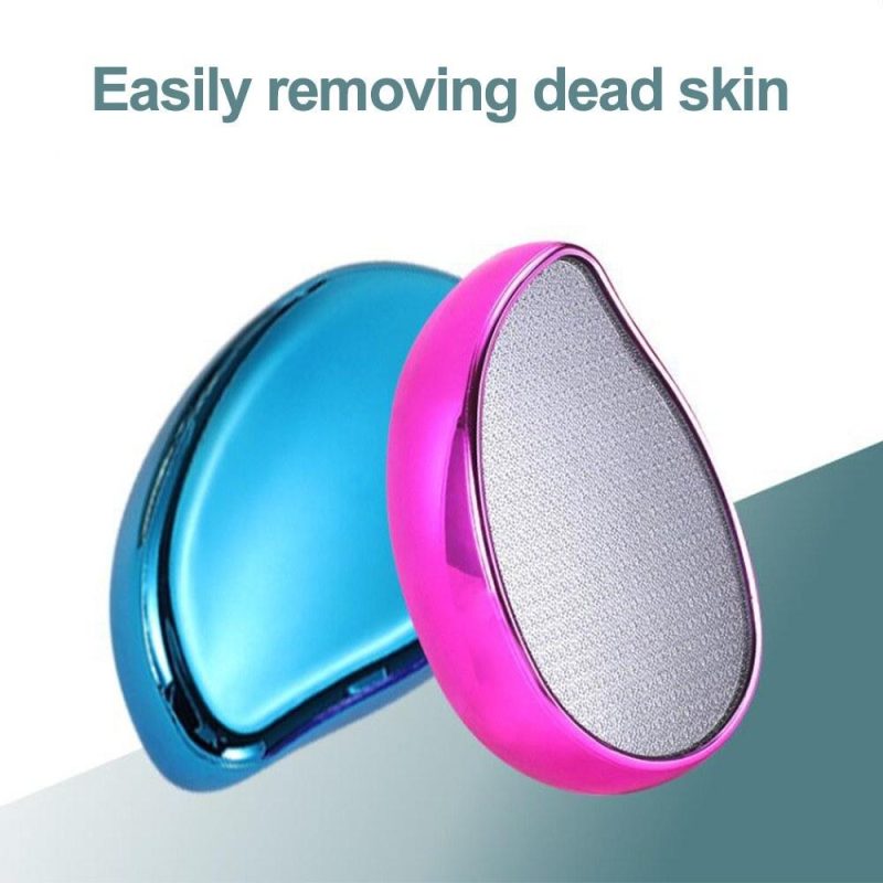 Nano Glass Callus Remover for Wet & Dry Feet Portable Foot File Easy & Safe to Use Pedicure Tool Washable Foot Scrubber for Dead Hard Cracked Dry Skin  |   Others Hardware & Gadgets Blue/Rose/Gold