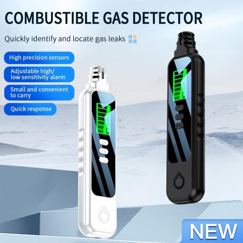 Natural Gas Detectors 50-1000PPM Range Portable Handheld Gas Detector with LCD Backlit Display High-Precision Sensor Gas Leak Detector for Home Industrial and Travel  |   Gas detection equipment Gas detection equipment Gas detection equipment