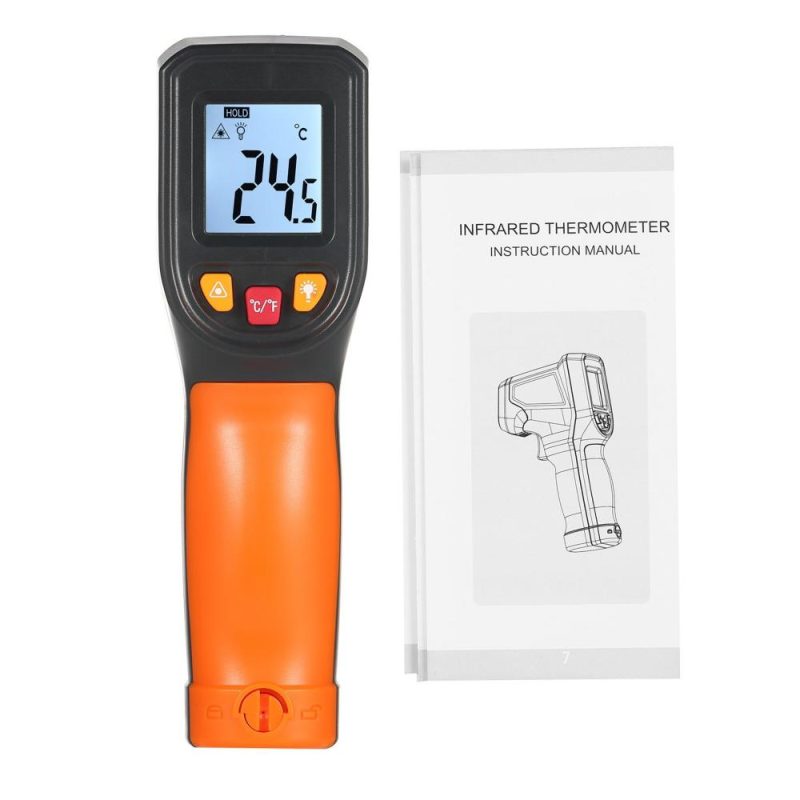 NJTY Infrared Thermometer Non-Contact Digital Temperature Gun -50°C~400°C (-58°F~752°F) IR Thermometer for Industrial, Kitchen Cooking, Automotive, Not for Human Body Temp  |   Infrared Thermometer Infrared Thermometer Infrared Thermometer