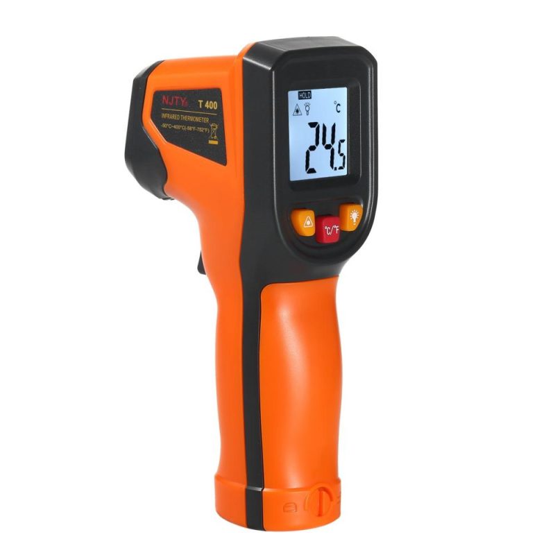 NJTY Infrared Thermometer Non-Contact Digital Temperature Gun -50°C~400°C (-58°F~752°F) IR Thermometer for Industrial, Kitchen Cooking, Automotive, Not for Human Body Temp  |   Infrared Thermometer Infrared Thermometer Infrared Thermometer