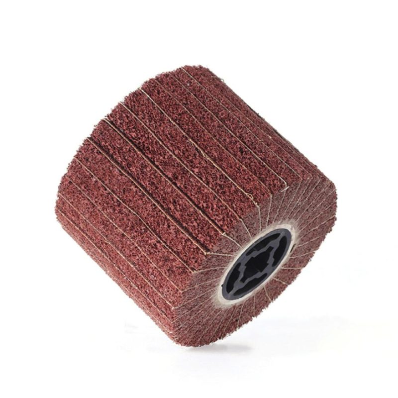 Non-woven Wire Drawing Polishing Burnishing Wheel Stainless Steel Core Wire Polishing Wheel Flap Brush for Metal/Aluminum/Copper Surface Treatments  |   Others Others Greengreen/Redred