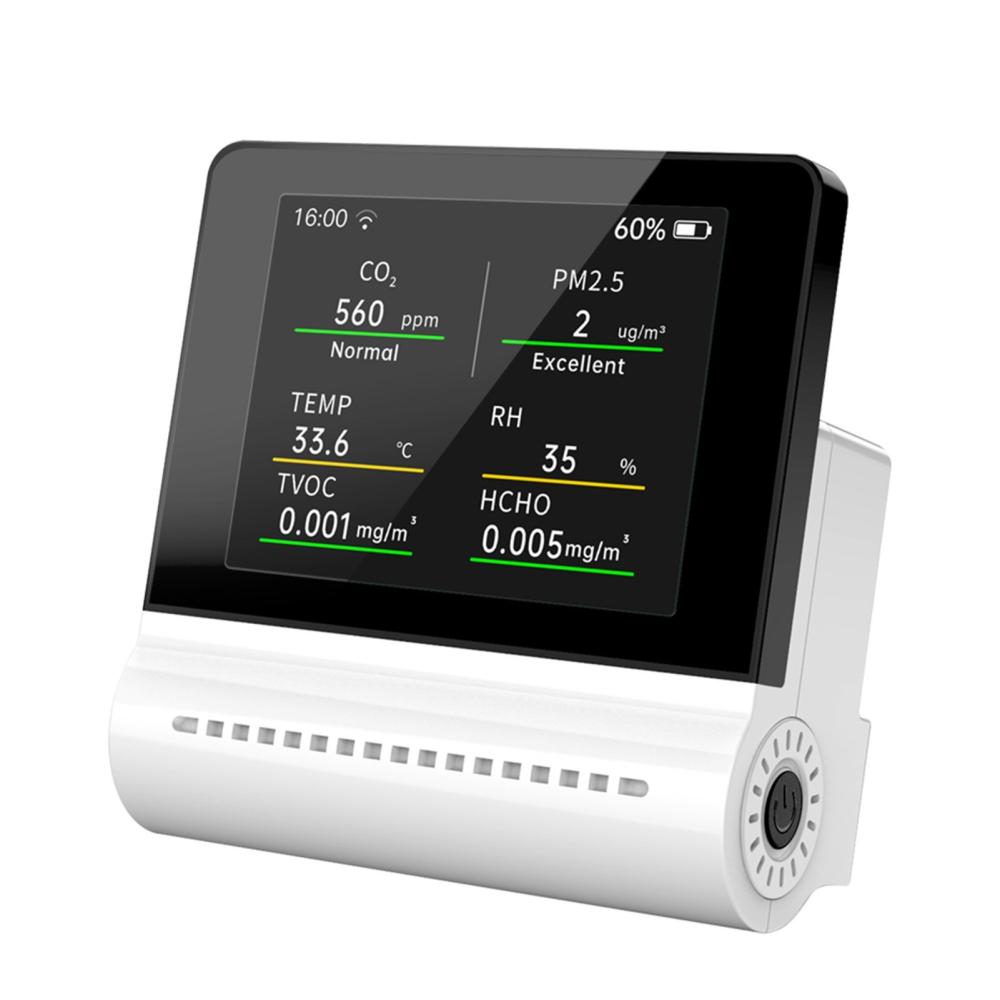 NOYAFA JSM16 5-in-1 Household Air Quality Monitor PM2.5/CO2/HCHO/TVOC Detector Temperature Humidity Tester  |   Gas detection equipment Gas detection equipment Gas detection equipment