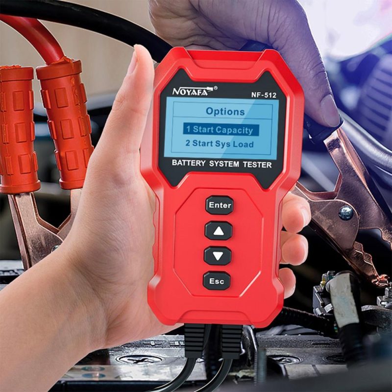 NOYAFA NF-512 Car Battery Tester Analyzer 12V 24V Battery Analyzer Automotive Quick Load Plug Cranking Test Diagnostic Tools  |   Battery Testers Battery Testers Battery Testers