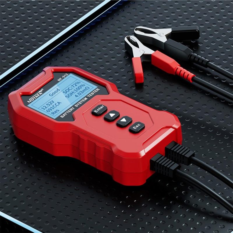 NOYAFA NF-512 Car Battery Tester Analyzer 12V 24V Battery Analyzer Automotive Quick Load Plug Cranking Test Diagnostic Tools  |   Battery Testers Battery Testers Battery Testers