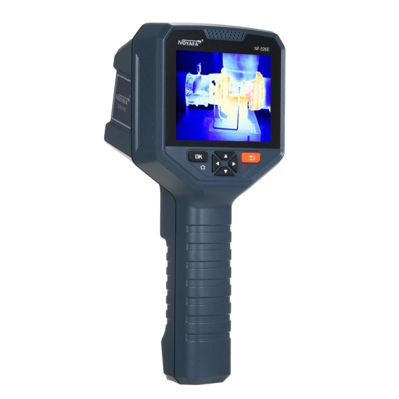 NOYAFA NF-526E Infrared Thermal Imager Rechargeable Handheld IR Thermal Imager 256 x 192 Resolution -20~400℃/-4~752℉ Temperature Range with 3.5-inch LCD Screen 8 Color Palettes  |   Infrared Thermometer Infrared Thermometer Black