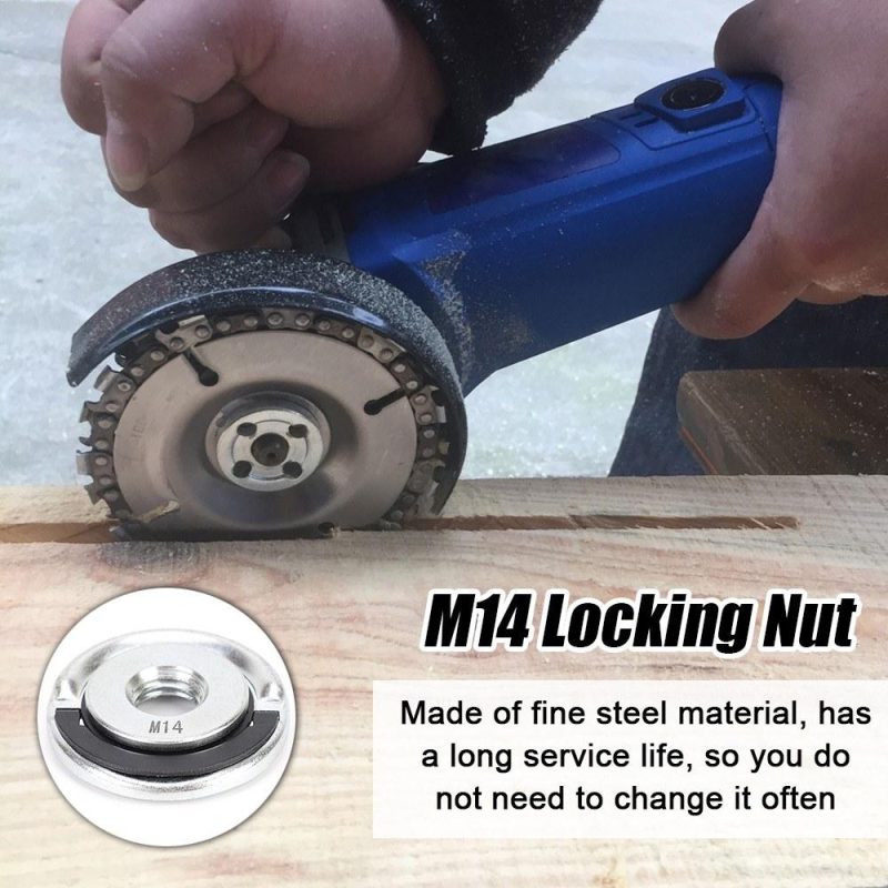 Nuts Angle Grinder Locking Nuts Angle Grinder Accessory Quick Utility Clamping Tool M14 14mm Suitable  |   Others Hardware & Gadgets Others