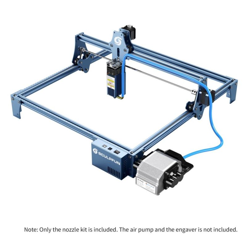 Original SCULPFUN S9 Air Assist Nozzle Kit（Without Air Pump） High Speed Air Assist Full Metal Structure Perfectly Fits S9 Lasers Easy to Install Upgraded Laser Engraving and Cutting Machine Accessory  |   Laser Equipment Laser Equipment Laser Equipment