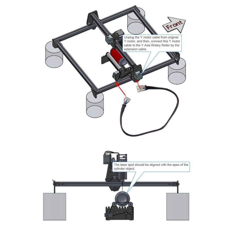 Ortur Y-aixs Automatic Rotary Roller  |   Laser Equipment Laser Equipment Laser Equipment