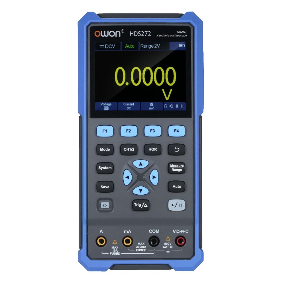 OWON 2-in-1 Handheld Oscilloscope Multimeter 2 Channels Lab Oscilloscope  |   Digital Multimeters & Oscilloscopes Digital Multimeters & Oscilloscopes Blue