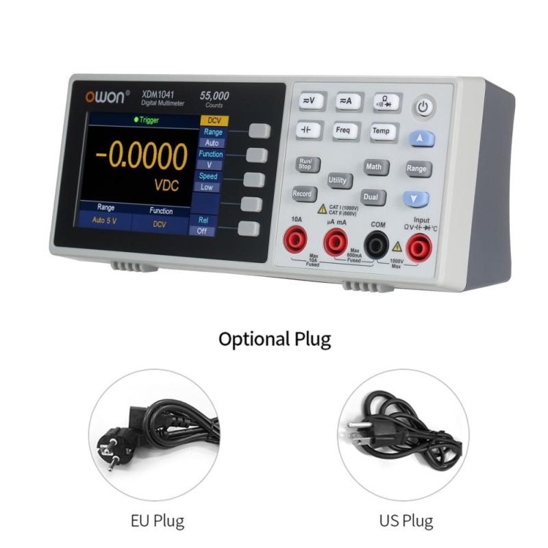 Owon High Accuracy Universal Ammeter 55,000 Counts Digital Multimeter with 3.7-inch TFT LCD Screen  |   Digital Multimeters & Oscilloscopes Digital Multimeters & Oscilloscopes Digital Multimeters & Oscilloscopes