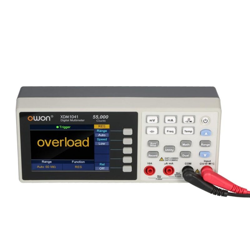 Owon High Accuracy Universal Ammeter 55,000 Counts Digital Multimeter with 3.7-inch TFT LCD Screen  |   Digital Multimeters & Oscilloscopes Digital Multimeters & Oscilloscopes Digital Multimeters & Oscilloscopes