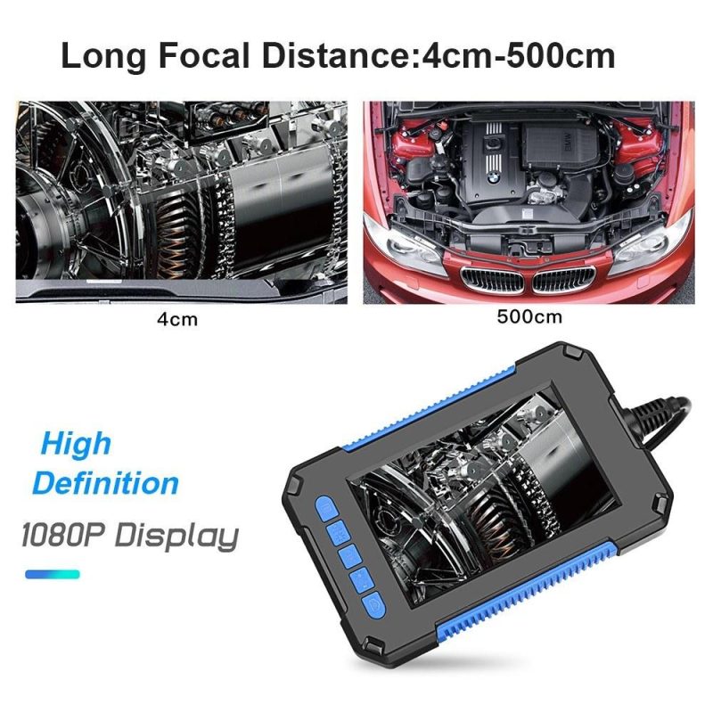 P40 Portable Handheld Industrial Endoscope Borescope Inspection Camera  |   Other Instruments Measurement & Analysis Instruments Blue/Red