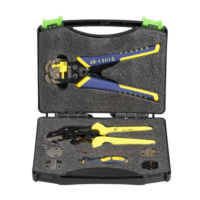 PARON Professional Wire Crimpers Multifunctional Engineering Ratcheting Terminal Crimping Pliers Wire Strippers Bootlace Ferrule Crimper Tool Cord End Terminals Pliers Kit  |   Pliers Pliers Pliers