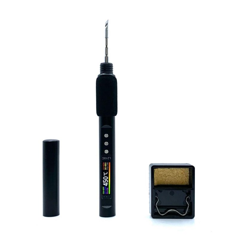 PD 100W Portable Electric Soldering Iron 50-500°C Adjustable Temperature 0.99-inch TFT Color Screen Multi-parameter Setting Electronic DIY Repairing Tool  |   Electrical Equipment & Supplies Electrical Equipment & Supplies Electrical Equipment & Supplies