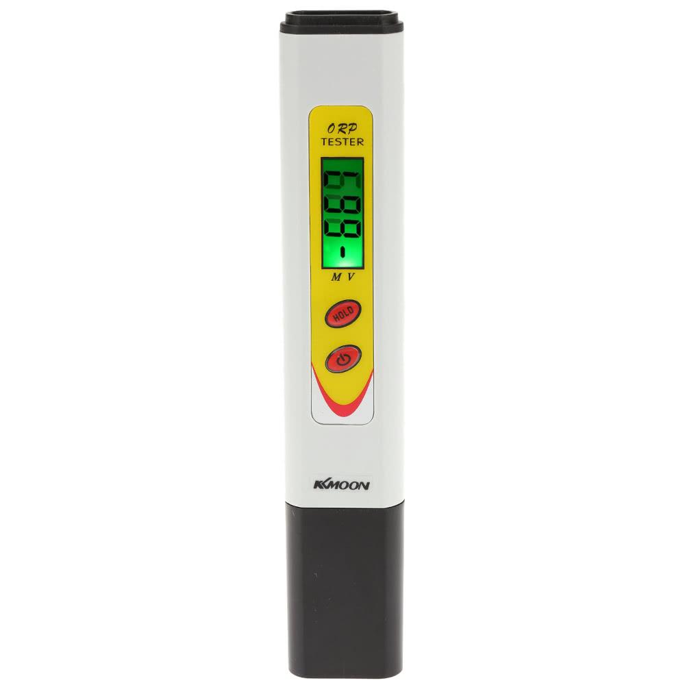 Pen-Type ORP Meter with Backlit Display Portable Oxidation Reduction Potential Industry and Experiment Analyzer Redox Meter Measure Household Drinking Water Quality Analysis Device  |   Water quality analysis equipment Measurement & Analysis Instruments Black + White