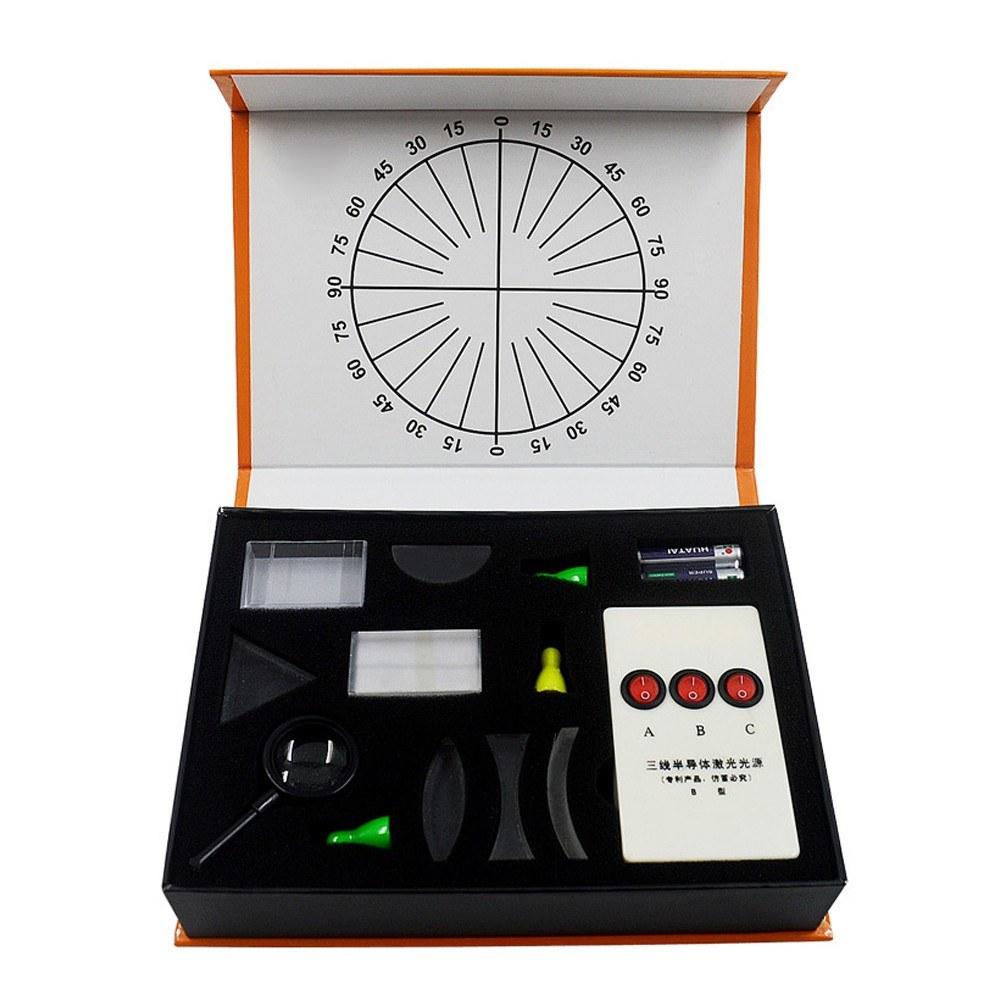 Physical Optical Kit Laboratory Equipment Optical Concave Convex Lens Prism Set Optical Test Box  |   Microscopes & Endoscope Measurement & Analysis Instruments Microscopes & Endoscope