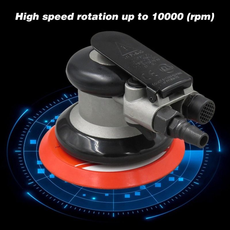 Pneumatic Sander Pneumatic Polisher Air Sander 5” Air Palm Orbital Sander Grinder Sanding Machine Tool  |   Electrical Equipment & Supplies Electrical Equipment & Supplies Electrical Equipment & Supplies