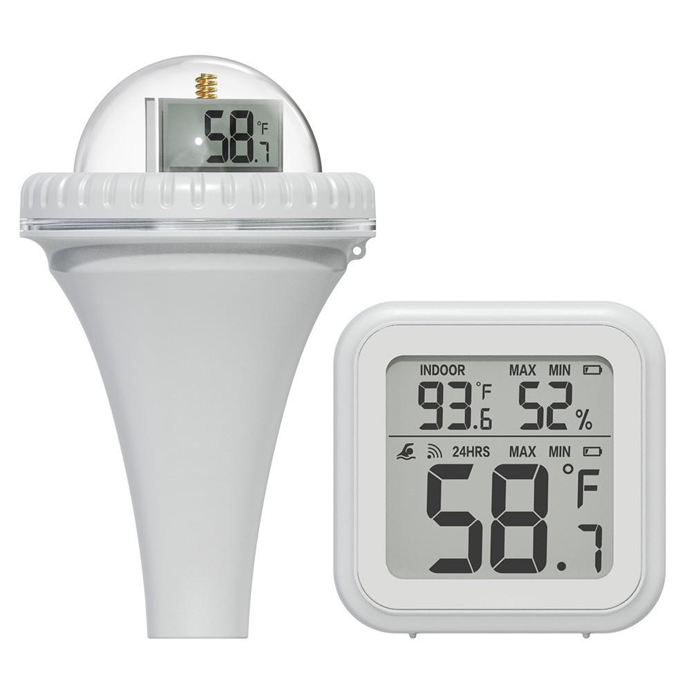 Pool Thermometer Floating Easy Read Digital Pool Temperature Thermometers Wireless 12H/24 Mode Floating Thermometer for Ice Bath/Hot Tub/Fish Tank – 197ft  |   Temperature & Humidity Measurements Measurement & Analysis Instruments Temperature & Humidity Measurements