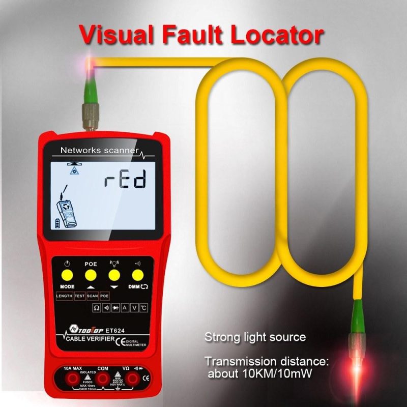 Portable 2in1 Network Cable Finder Multifunctional Cable Tester Multimeter with LCD Display ET624  |   Other Instruments Measurement & Analysis Instruments Other Instruments