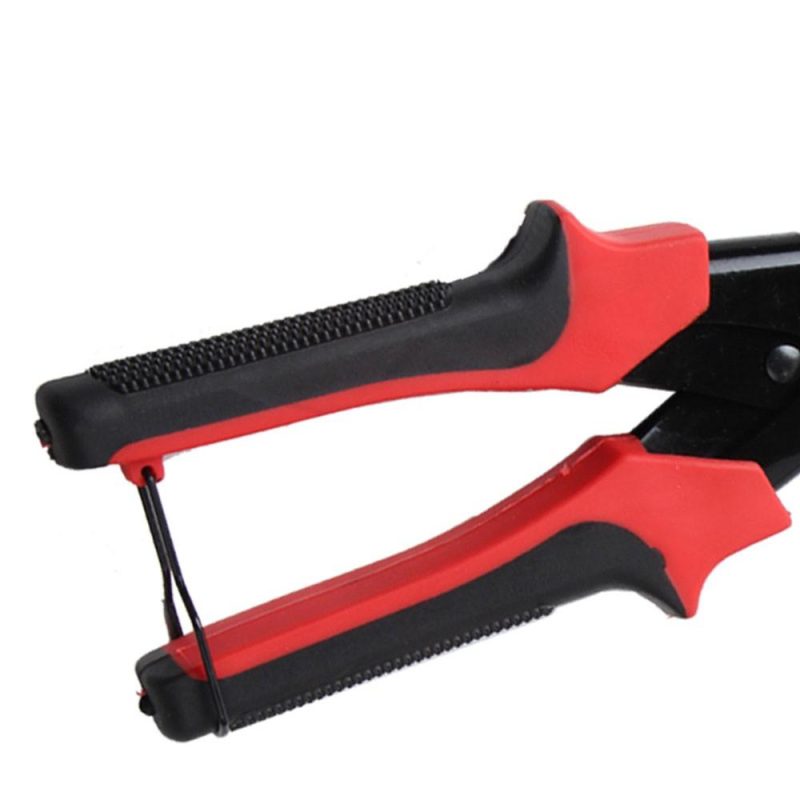 Portable Durable Multi-Function Belt Punch Manual Labor-Saving Round Hole / Elliptical Hole / Flat Hole Punching Forceps  |   Others Hardware & Gadgets Black + Red