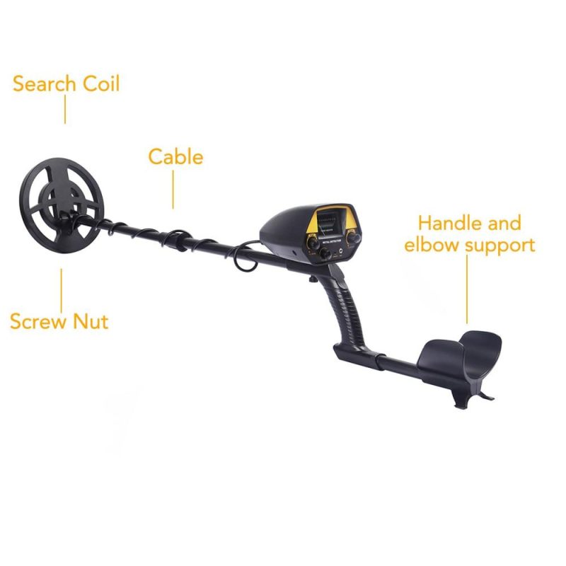 Portable Easy Installation Underground Metal Detector High Sensitivity Jewelry Treasure Gold Metal Detecting Tool  |   Metal Detectors Measurement & Analysis Instruments Black