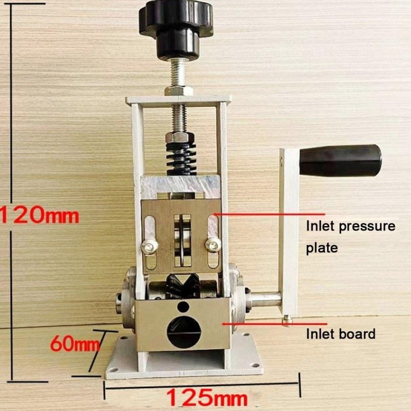 Portable Household Wire Stripper Steel Frame Manual Wire Stripping Tool 1-21mm Cable Peeling Machine with Hand Crank Support Use with Hand Electric Drill  |   Others Hardware & Gadgets Others