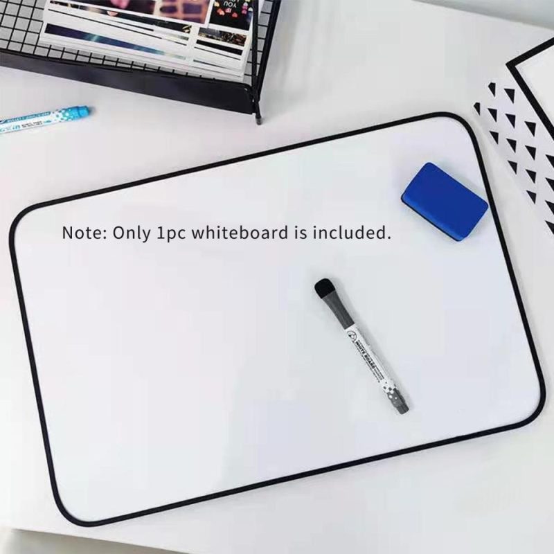 Portable Magnetic Dry Erase Board Double-Sided White Board Handwriting Whiteboard Easy to Clean for Children Adults Drawing Writing Planning Memo Board Office School Home Supplies  |   Others Others Black/Pink/Yellow/Blue