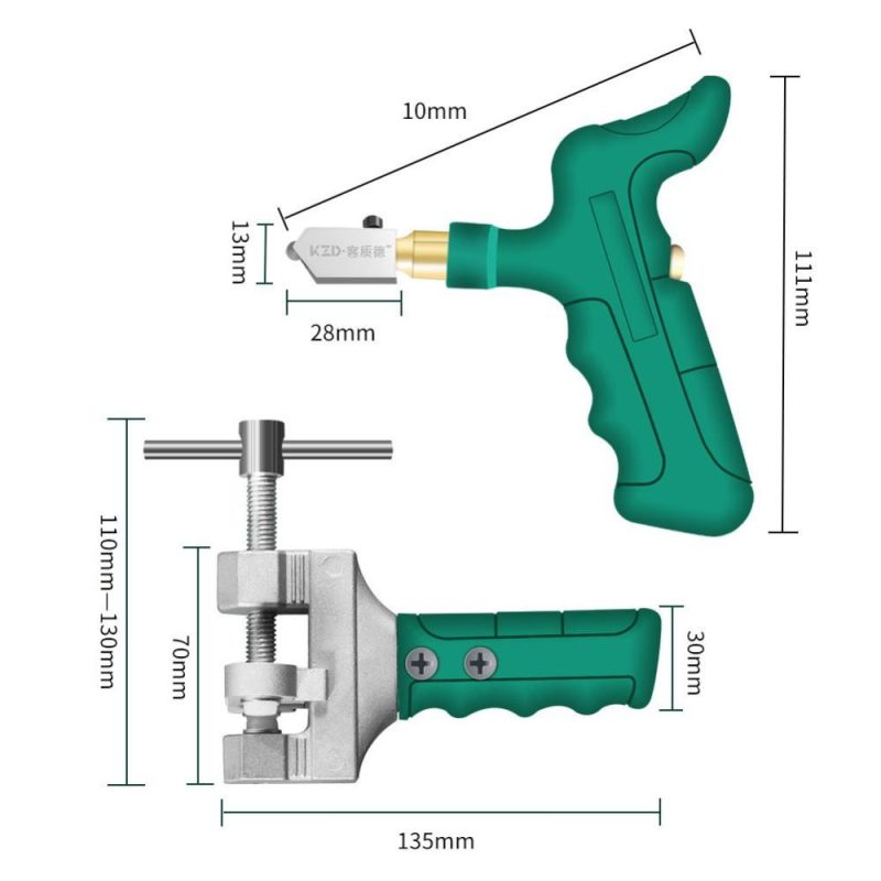 Portable Manual Glass Tile Opener Multi-function Glass Cut Tool  |   Hardware & Accessories Hardware & Accessories Green