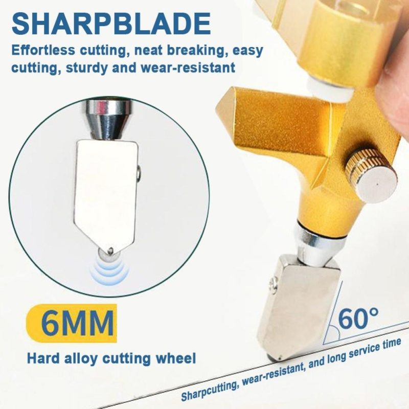 Portable Manual Glass Tile Tile Opener Glass Tile Cutter Hand-Held Replacement Cutter Heads Ceramic Tile Glass Cutter Glass Tile Breaking Tool  |   Hardware & Accessories Hardware & Accessories Hardware & Accessories