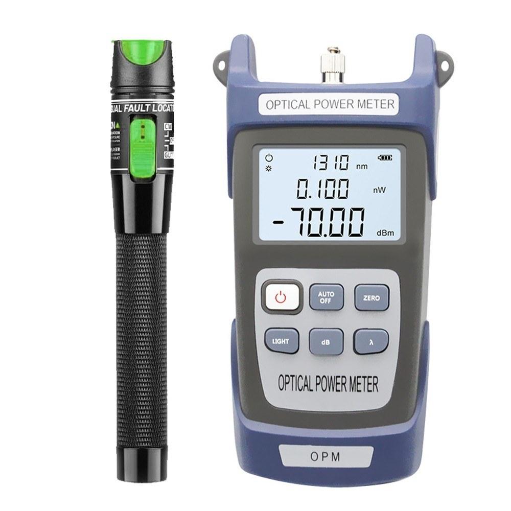 Portable Optical Power Meter High Accurancy Network Tester Kit Digital Display Optical Fiber Testerand Visual Fault Locator 20mW  |   Other Instruments Measurement & Analysis Instruments Other Instruments