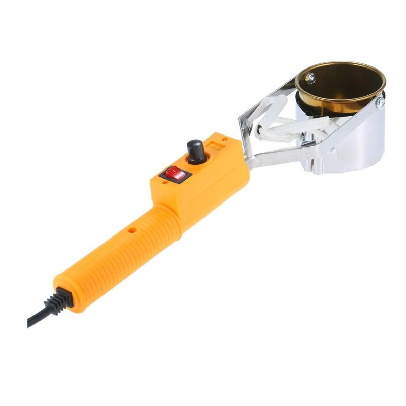 Portable Titanium Alloy Tin Furnace Temperature Adjustable Tin Soldering Pot High Power Tin Melting Furnace Small Tin Dipping Furnace for Household and Electricians SWDT98-C 380W  |   Cutting Tools Cutting Tools Cutting Tools