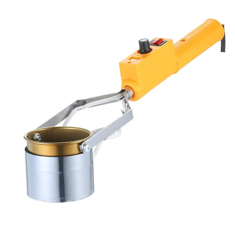 Portable Titanium Alloy Tin Furnace Temperature Adjustable Tin Soldering Pot High Power Tin Melting Furnace Small Tin Dipping Furnace for Household and Electricians SWDT98-C 380W  |   Cutting Tools Cutting Tools Cutting Tools